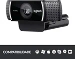 מצלמת רשת Logitech C922 Pro Stream לוגיטק 4