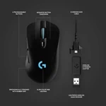 ‏עכבר גיימינג ‏אלחוטי LogiTech G703 3