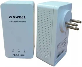 זוג מתאמי רשת על חשמל במהירות של 1000  PLS-8111 IL Zinwell