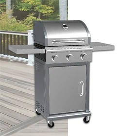 גריל גז נירוסטה 3 מבערים SCAB A3