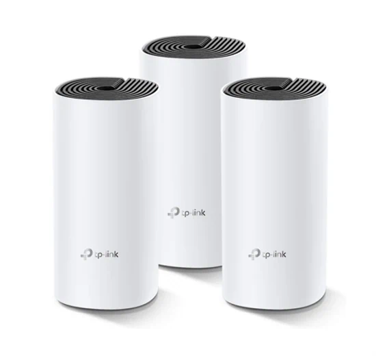 מערכת מגדילי טווח Deco E4 Mesh AC1200Mbps 3PACK TpLink